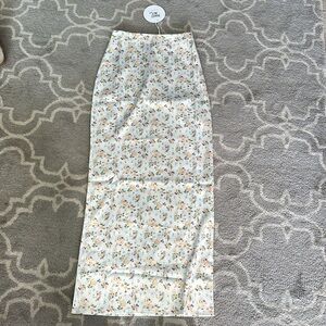 Princess Polly floral maxi skirt